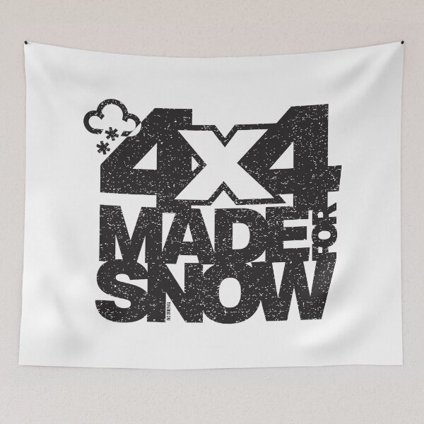 Item preview, 4x4 Made for Snow designed and sold by Inc-Solutions.