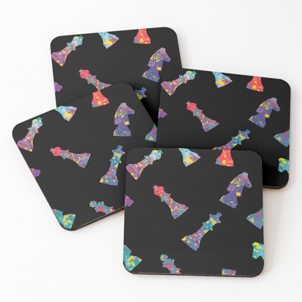 Item preview, Chess pieces colorful pattern designed and sold by ArlacV.