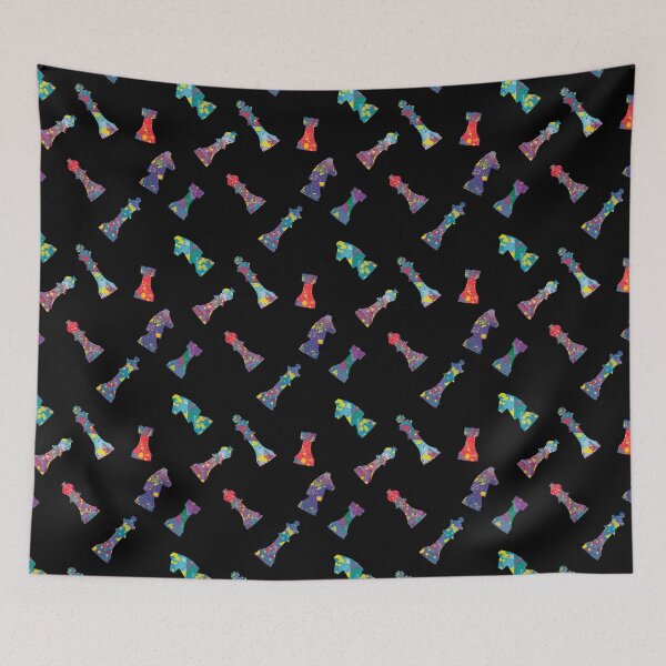 Item preview, Chess pieces colorful pattern designed and sold by ArlacV.