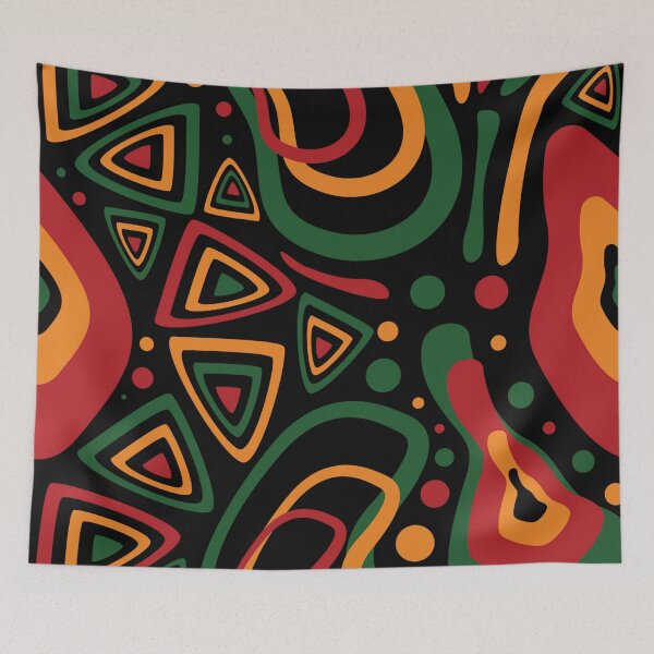 Item preview, Bright Colorful African Pattern designed and sold by pugmom4.