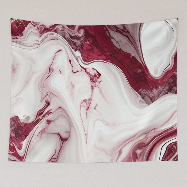 Item preview, White Ruby Elegant Marble Pattern designed and sold by MythicPrompts.