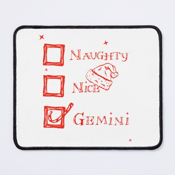 Item preview, Naughty Nice I Tried Gemini designed and sold by rhombusOnion.
