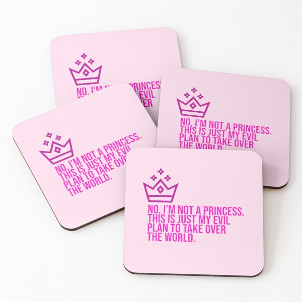 Item preview, I'm Not a Princess. This is Just My Evil Plan to Take Over the World. designed and sold by Christopher  McGuire.