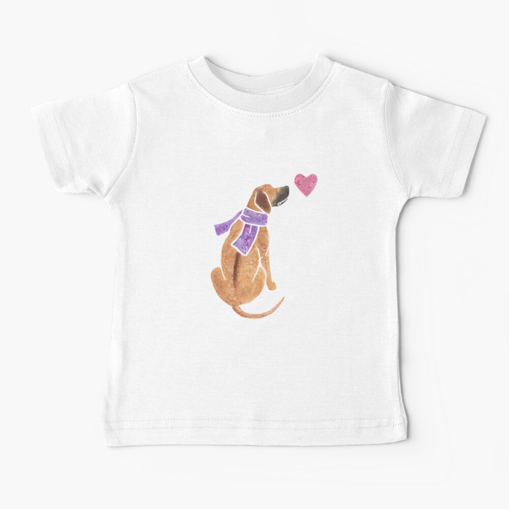 Watercolour Rhodesian Ridgeback Baby T-Shirt