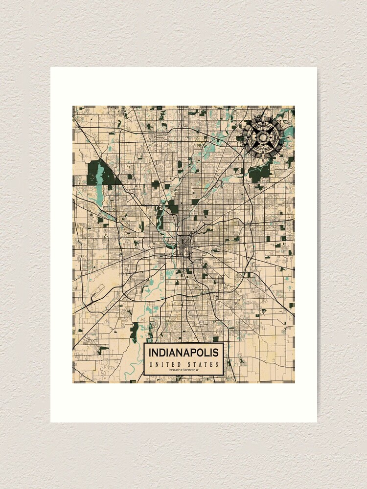 Indiana map art FRAMED, available in several colors and sizes, Indiana art print, Indiana map popular print, Indiana decor