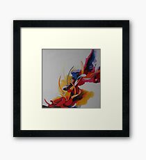 fallen rose Framed Print