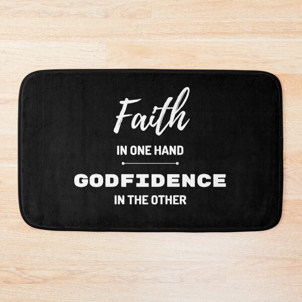 Item preview, Faith in one hand Godfidence in the other designed and sold by faithinchrist77.