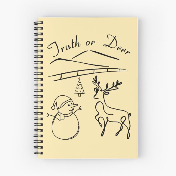 Item preview, Truth or Deer [black] designed and sold by Blended Designs ⭐⭐⭐⭐⭐.