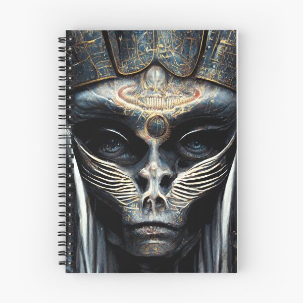 Item preview, Egyptian Pharaoh King God Alien Entity - Horror Fantasy DMT Art designed and sold by jjwalters.