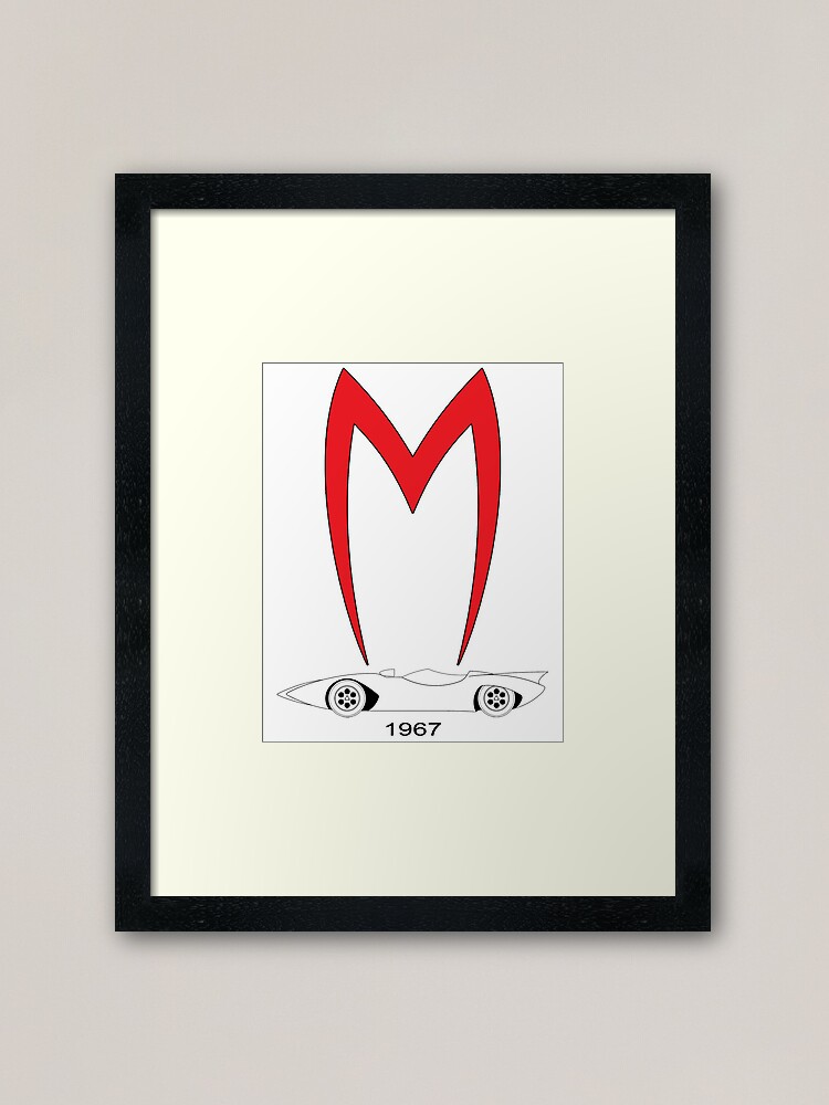 Alternate view of Mach 5 1967 Speed Racer Framed Art Print
