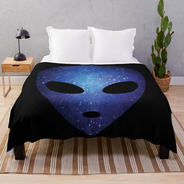 Item preview, Psychedelic Alien Head Cosmic Galaxy Outer Space Universe designed and sold by MintedFresh.