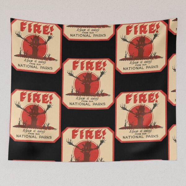 Item preview, Keep Fire out of National Parks Vintage designed and sold by AishaRoweDVM.