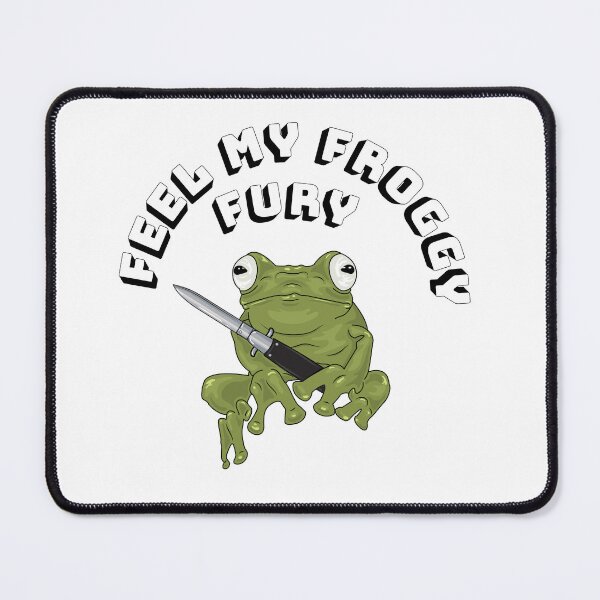 Aperçu de l'œuvre "Ressentez ma fureur de grenouille!" créée et vendue par CLgraphics.