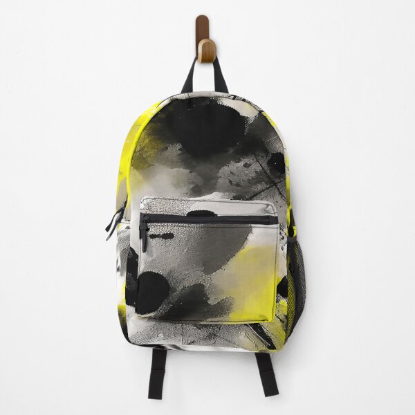Item preview, Yellow Black and Gray Splashes and Sprays of Brush Strokes designed and sold by deniselynnimage.