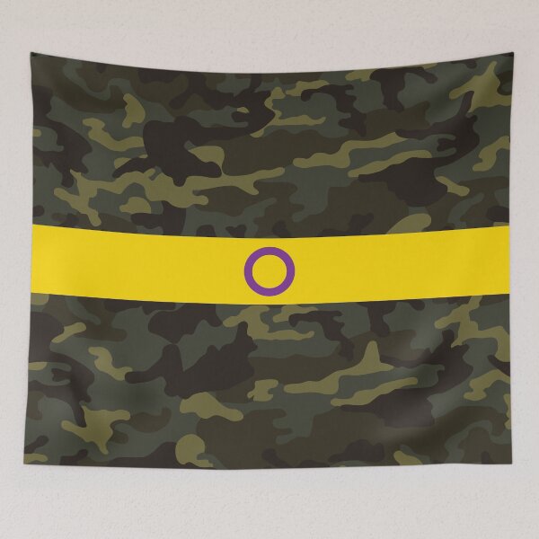 Item preview, Camo Intersex Pride designed and sold by Zillberry.