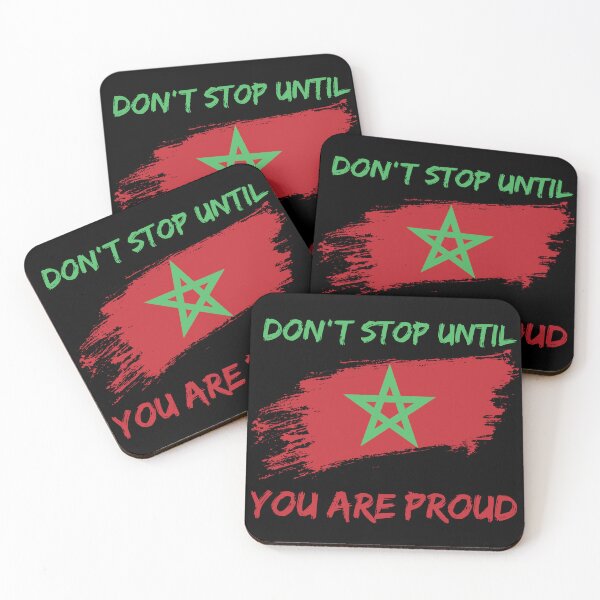 Item preview, Don't Stop Until You Are Proud Morocco World Cup 2022 designed and sold by HJATA99.