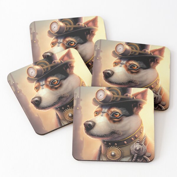 Item preview, Portrait of a Steampunk Dog designed and sold by factory88.