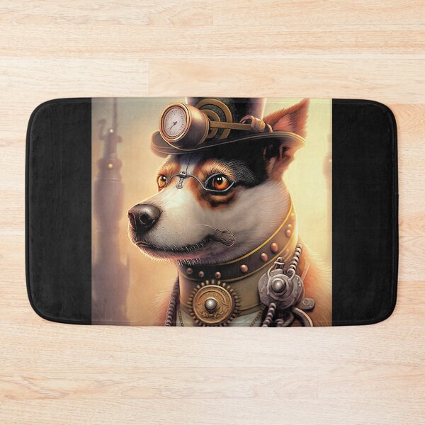 Item preview, Portrait of a Steampunk Dog designed and sold by factory88.