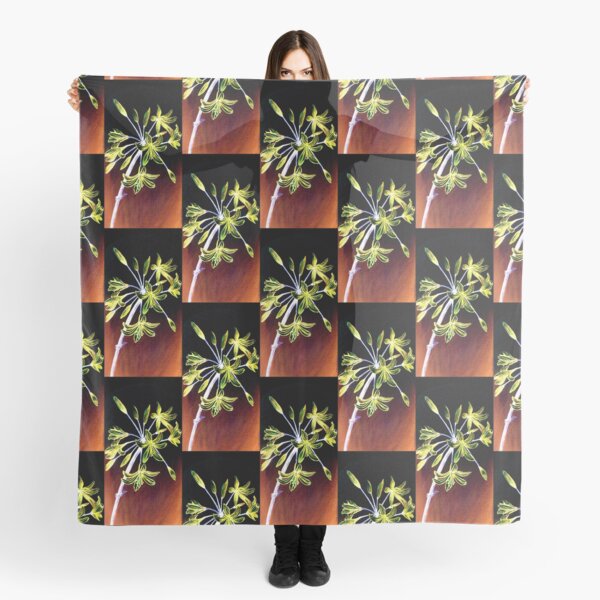 Agapanthus Flower Light Scarf