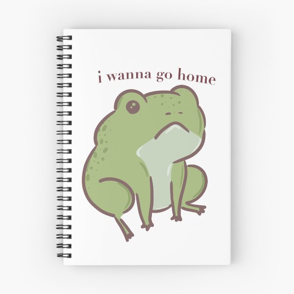 Item preview, I wanna go home Frog designed and sold by BusiestBeeArt.