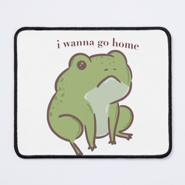 Item preview, I wanna go home Frog designed and sold by BusiestBeeArt.