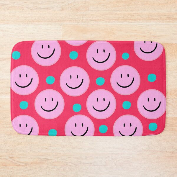 Item preview, Smiley Face Pattern | Pink Smiling Face Pattern | Happy Face Pattern designed and sold by Denefie.