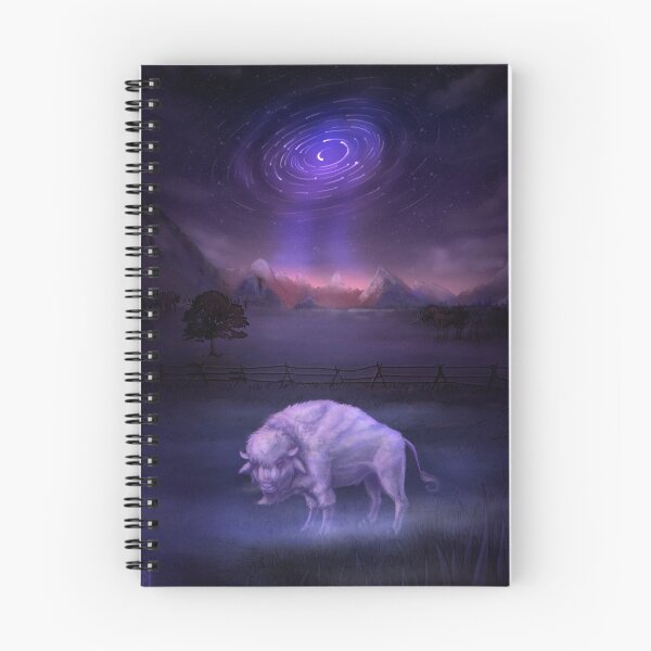 Item preview, Sueño de bisonte blanco - Pintura digital designed and sold by Brittany Penn.