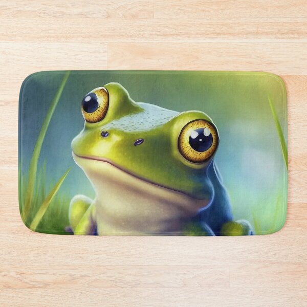 Item preview, Cute Happy Smiling Frog designed and sold by MythicPrompts.