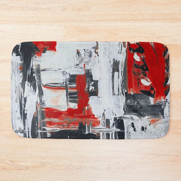 Item preview, Santa style red black white shape abstract  designed and sold by Marilena Strambu.
