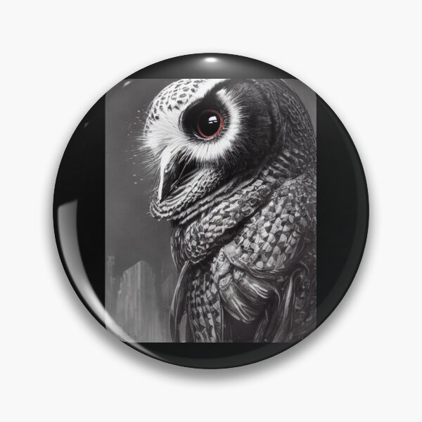 Item preview, white owl sitting on a tree designed and sold by optimusprime39.