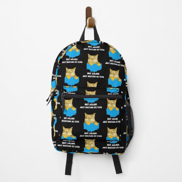 Item preview, Cat is not asleep. Just resting my eyes.  designed and sold by Cowboy Folly.