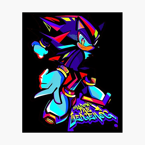 Shadow the hedgehog (12) Poster for Sale by CYBERLUST