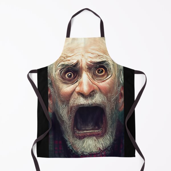 Item preview, Spooky Horror Man Screaming at Something Scary designed and sold by The Third Eye Shop.