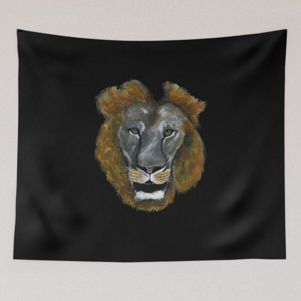 Item preview, Lion Head | Watercolor Art by Sulazen designed and sold by SULAZEN.