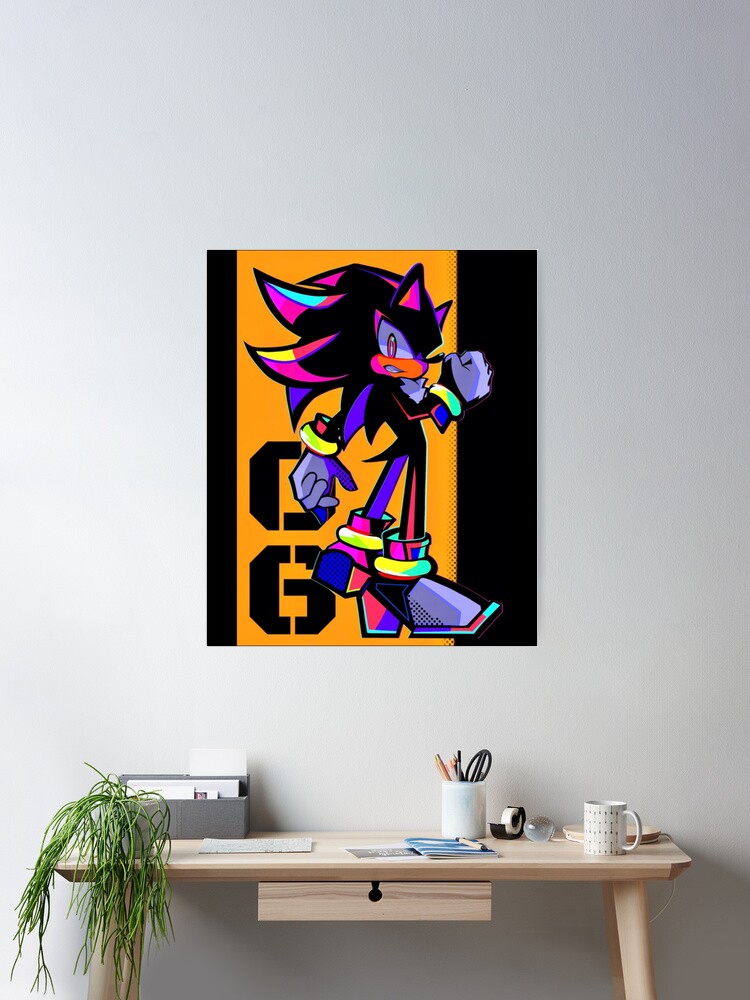 Shadow the hedgehog (12) Poster for Sale by CYBERLUST