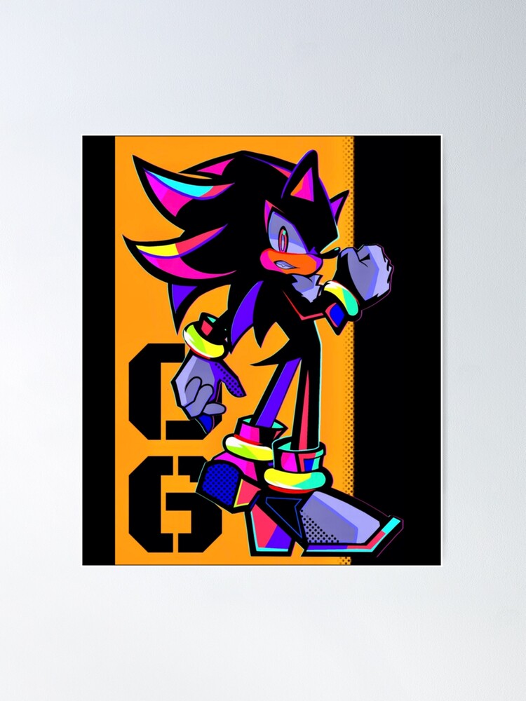 Shadow the hedgehog (12) Poster for Sale by CYBERLUST