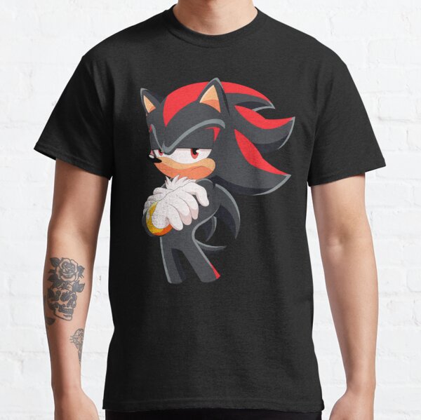 Shadow The Hedgehog Sonic Adventure 2 Y2K Magazine Ad Retro Edgy Unisex  T-Shirt