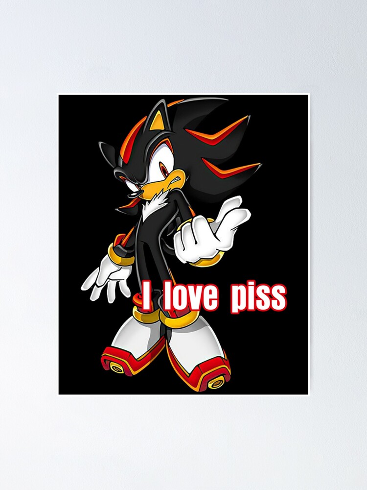 Shadow the hedgehog (12) Poster for Sale by CYBERLUST