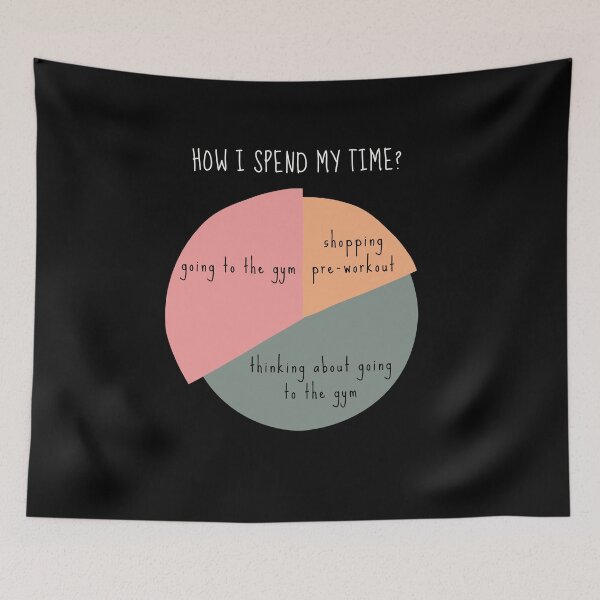 Item preview, How I Spend My Gym Day designed and sold by TjeerdWillem.