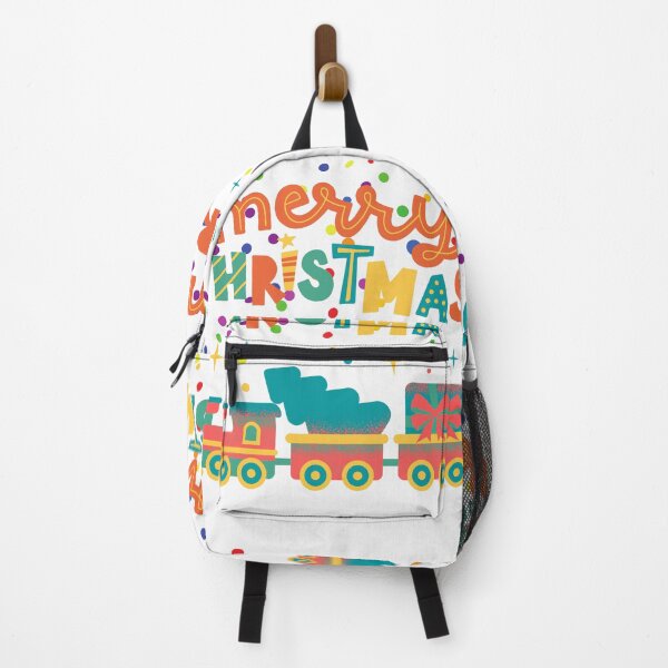 Item preview, Merry Christmas Train-White Background designed and sold by Trendi61.