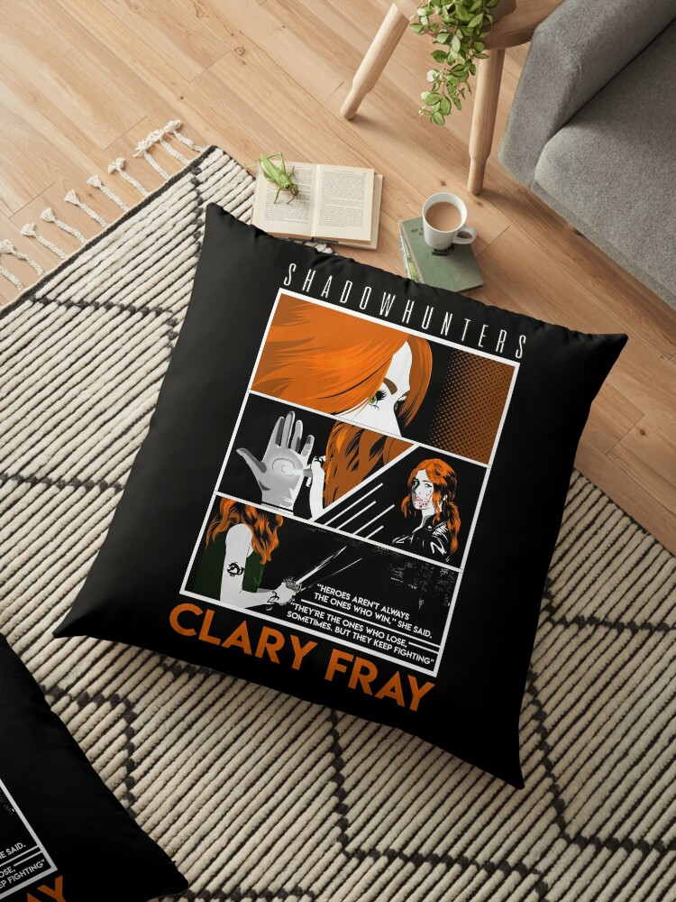 Clary Fray Shadowhunters Floor Pillow By Dalyrincon