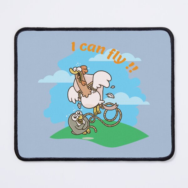 Item preview, I Can Fly !! - Funny Chicken want to Fly designed and sold by tnwbank.