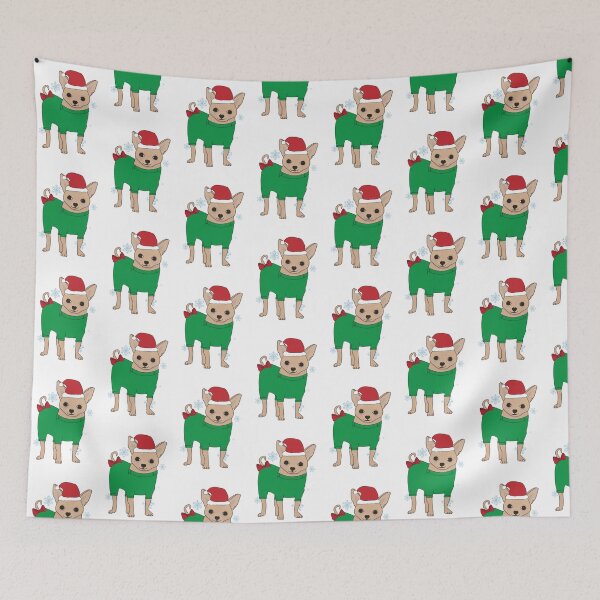 Item preview, CHRISTMAS CHIHUAHUA - CHIWAWA FESTIVE DOG designed and sold by BirdysBoutique.
