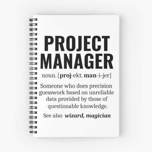 Item preview, Funny Project Manager Dictionary Definition designed and sold by chetan786.