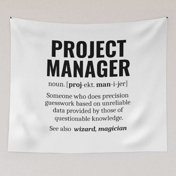 Item preview, Funny Project Manager Dictionary Definition designed and sold by chetan786.