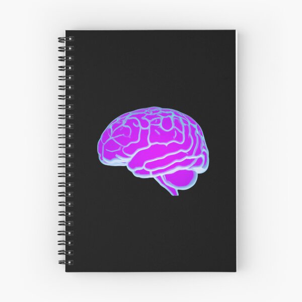 Item preview, Futuristic Neon Human Brain - Neuroscience, Psych, Psychiatrist, Neuron, Dopamine, Serotonin, Mental Health, Mental Illness, Depression, Anxiety designed and sold by jadedscientist.