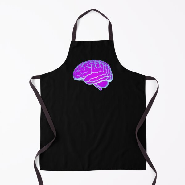 Item preview, Futuristic Neon Human Brain - Neuroscience, Psych, Psychiatrist, Neuron, Dopamine, Serotonin, Mental Health, Mental Illness, Depression, Anxiety designed and sold by jadedscientist.