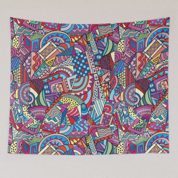 Item preview, Abstract art Color Geometry Pattern designed and sold by obinsuma.