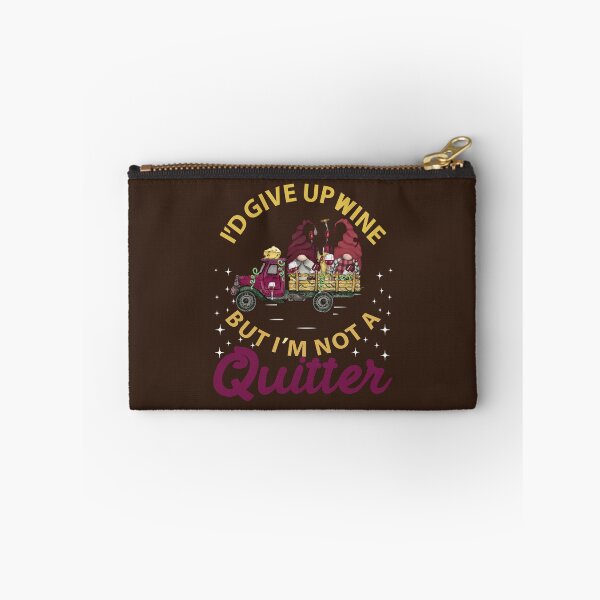 Item preview, I'D GIVE UP WINE BUT I'M NO QUITTER, A Family of Gnomes Wine Drinkers, in a Truck designed and sold by GypsyMagic.