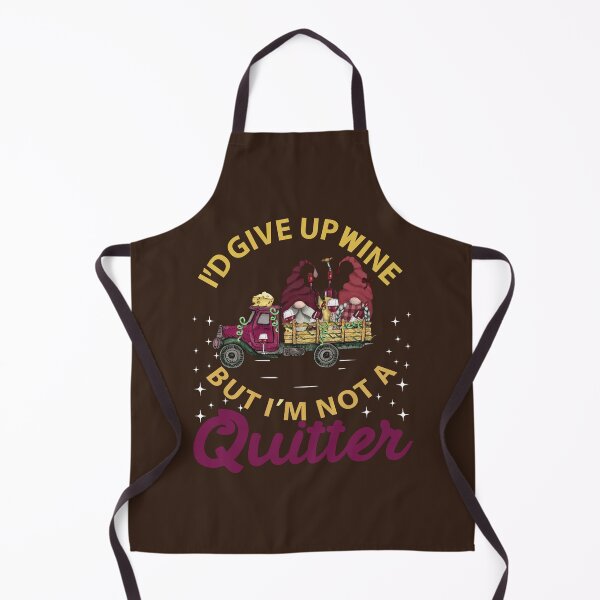 Item preview, I'D GIVE UP WINE BUT I'M NO QUITTER, A Family of Gnomes Wine Drinkers, in a Truck designed and sold by GypsyMagic.